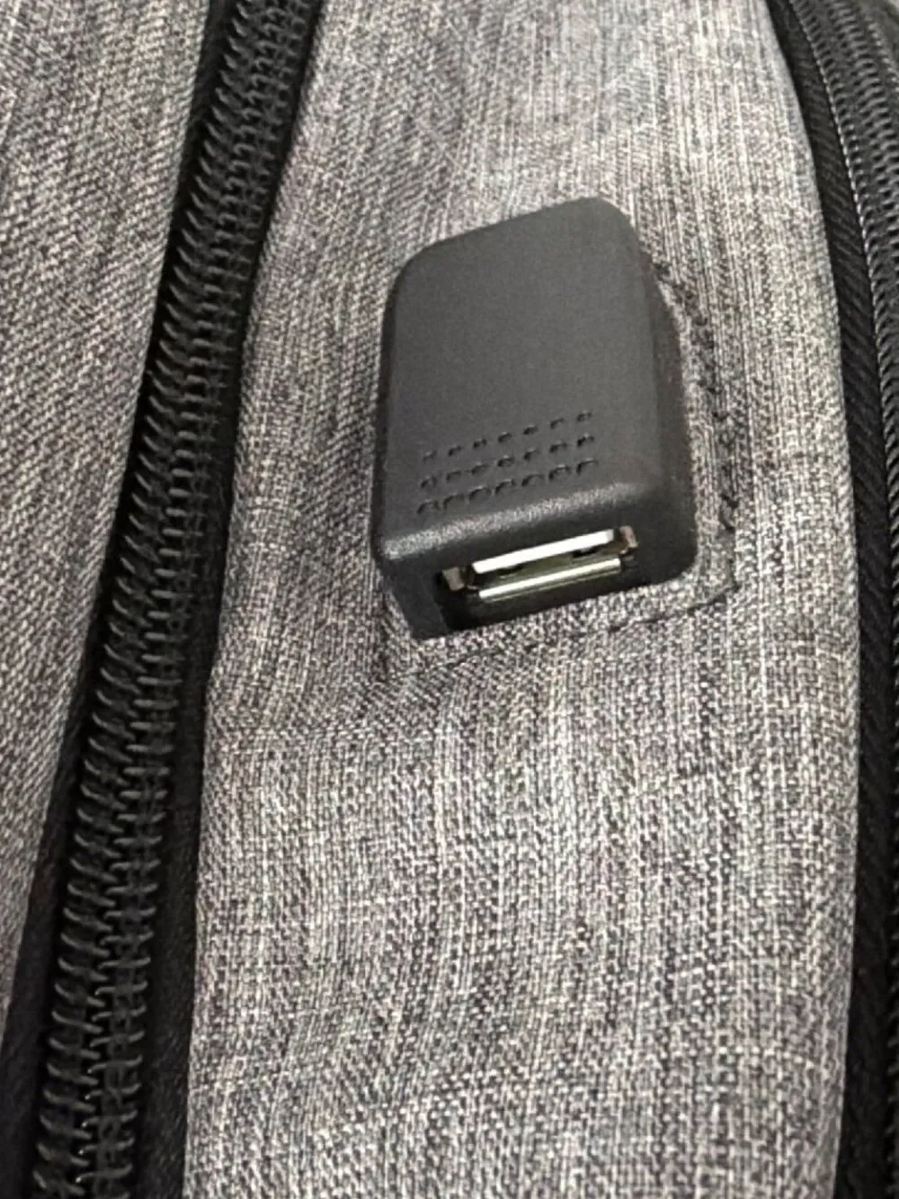 Matein Gray Anti-Theft Slim Travel Laptop Backpack